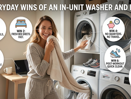 7 Everyday Wins of an In-Unit Washer and Dryer
